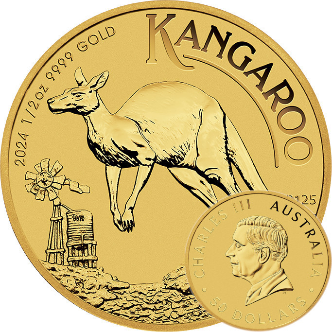 Känguru Australien 2024 Gold 1/2 oz