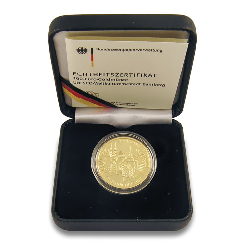 100 Euro Deutschland Bamberg Prägestätte D, F, G oder J 2004 1/2 oz