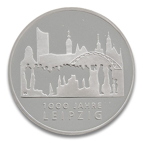 10 Euro BRD 1000 Jahre Leipzig 2015 PP