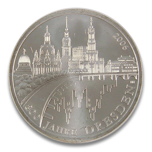 10 Euro BRD 800 Jahre Dresden 2006