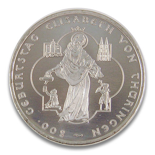 10 Euro BRD 800. Geburtstag Elisabeth von Thüringen 2007