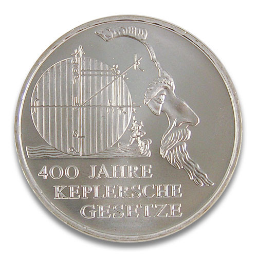 10 Euro BRD 400 Jahre Kepplersche Gesetze 2009