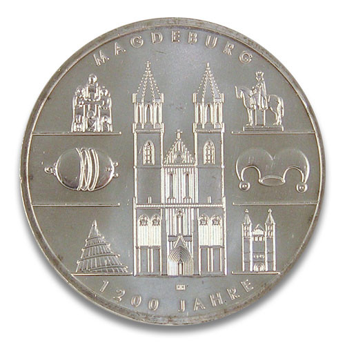 10 Euro BRD 1.200 Jahre Magdeburg 2005