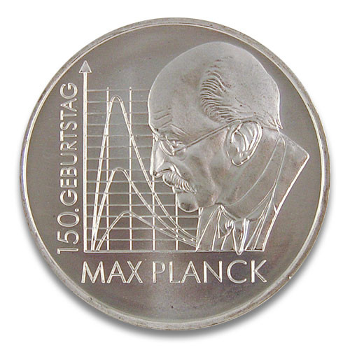 10 Euro BRD 150. Geburtstag Max Planck 2008