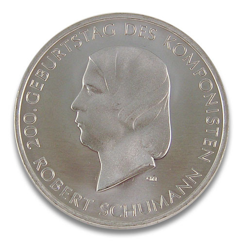 10 Euro BRD 200. Geburtstag Robert Schumann 2010