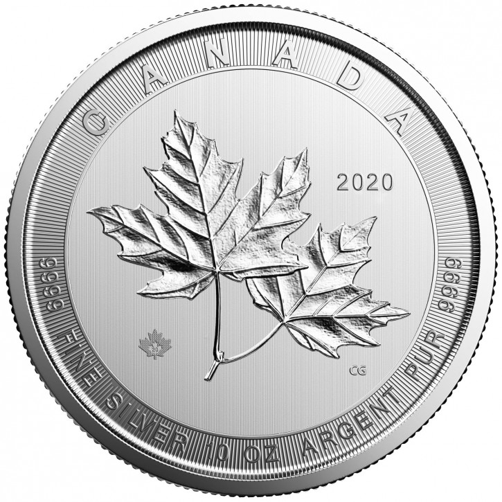 Magnificent Maple Leaf Silber 10 oz 2020