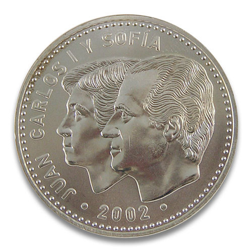 12 Euro Spanien Juan Carlos I Y Sofia 2002