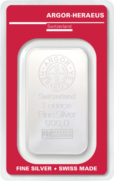 Silberbarren Argor-Heraeus 1 oz