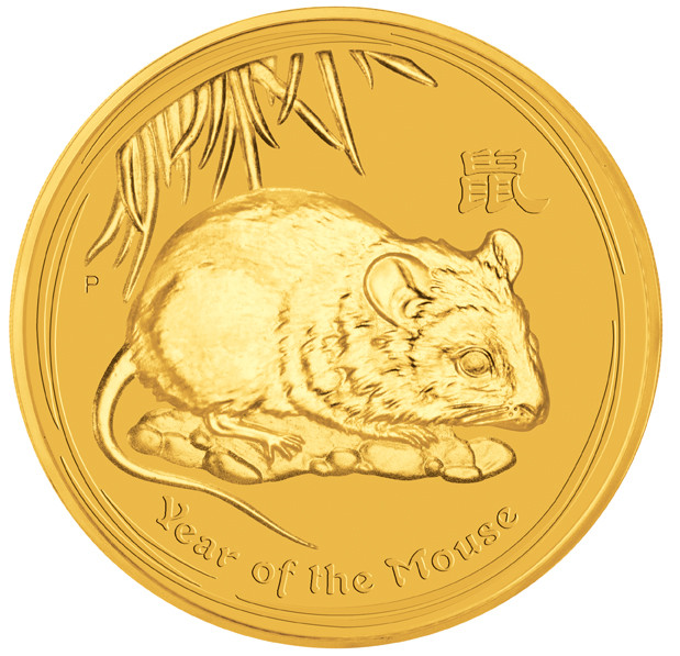 Lunar II Maus 2008 Gold 1/10 oz