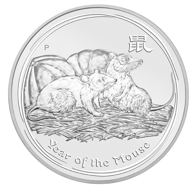 Lunar II Maus 2008 Silber 10 kg