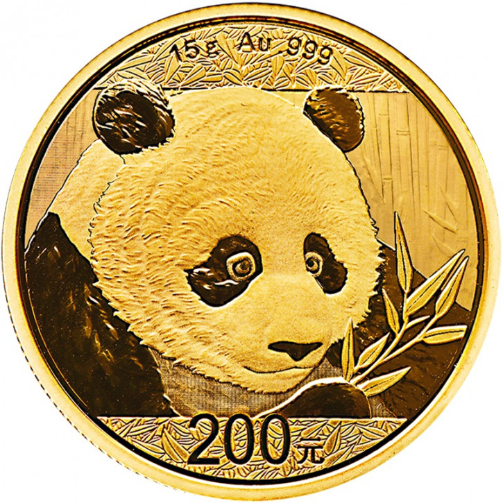 China Panda Gold 15 g 2018