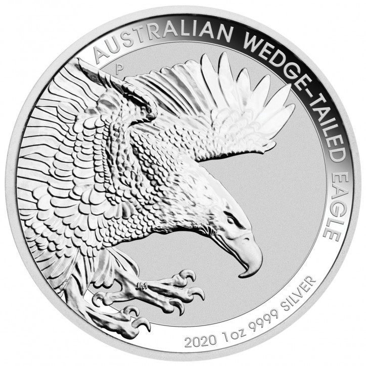 Wedge Tailed Eagle Silber 1 oz 2020