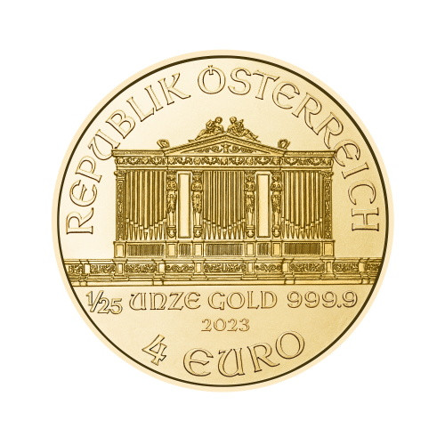 Wiener Philharmoniker Gold 1/25 oz 2023