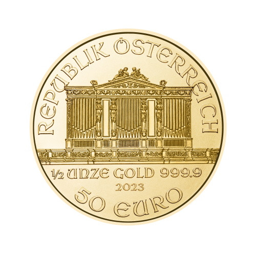 Wiener Philharmoniker Gold 1/2 oz 2023