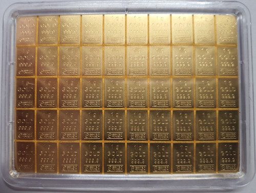 Goldtafelbarren Valcambi / ESG 50g