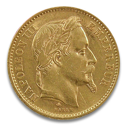 20 Francs Napoleon III Kranz