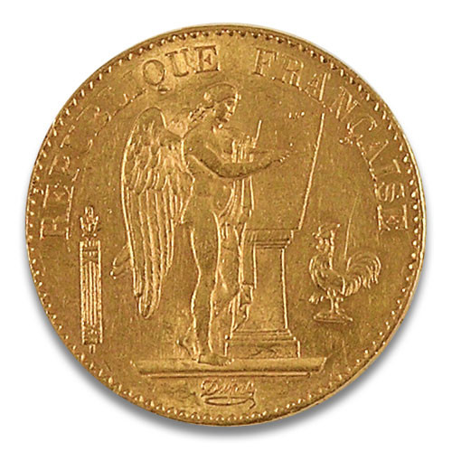 20 Francs stehender Engel