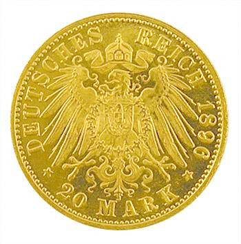 20 Mark Wilhelm II vom Preussen Uniform