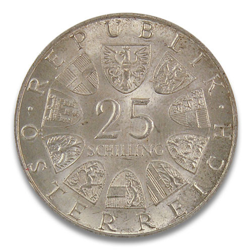 25 Schilling Silber