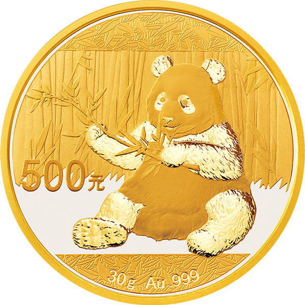 China Panda Gold 30 g 2017