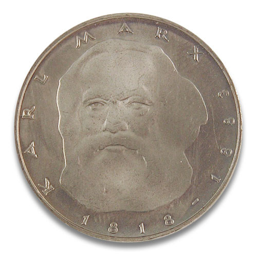 5 DM 100. Todestag Karl Marx 1983