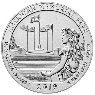 America the Beautiful - N. Mariana Islands - E Pluribus Unum 2019