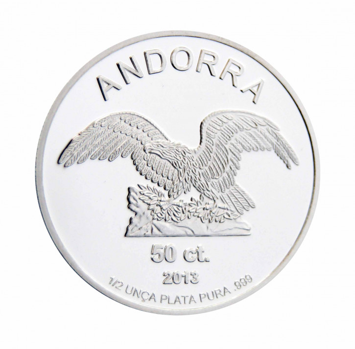Andorra Silber 1/2 oz verschiedene