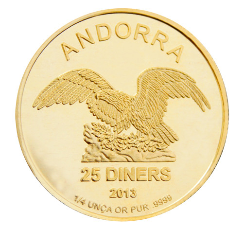 Andorra Gold 1/4 oz verschiedene