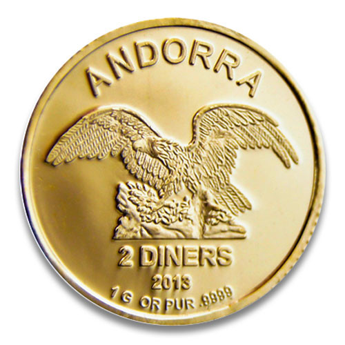 Andorra Gold 1 g verschiedene