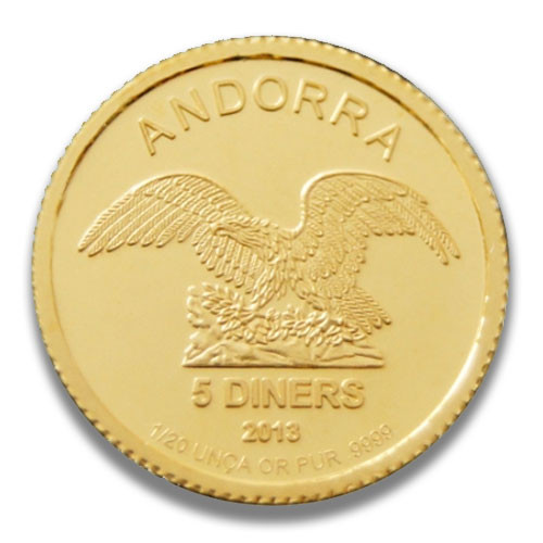 Andorra Gold 1/20 oz verschiedene