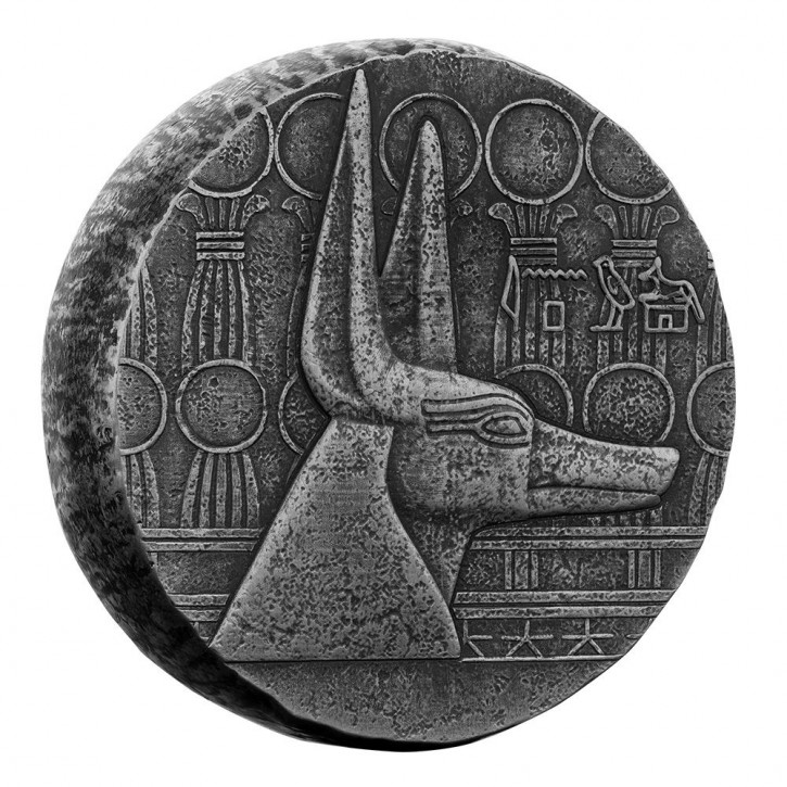 Egyptian Relic Series - Anubis Silber 5 oz 2020 Antique Finish