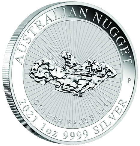 Nugget Australien 2021 Silber 1 oz