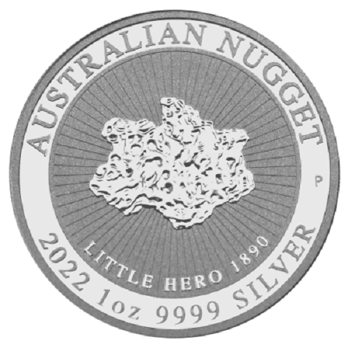 Nugget Australien 2022 Silber 1 oz