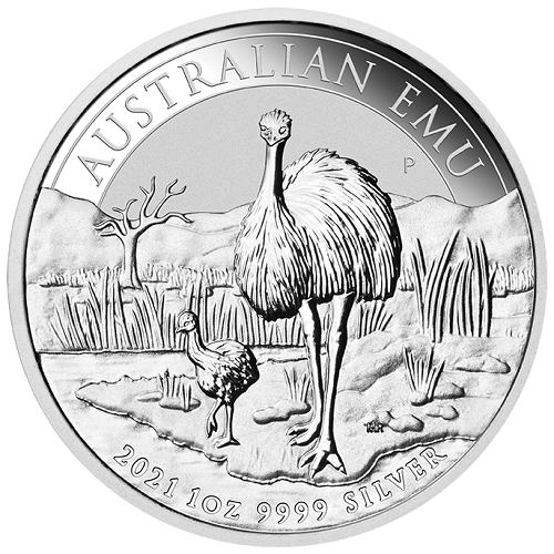 Emu Australien 2021 Silber 1 oz