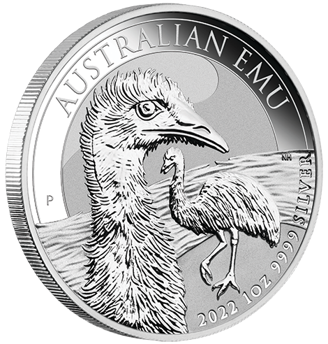 Emu Australien 2022 Silber 1 oz