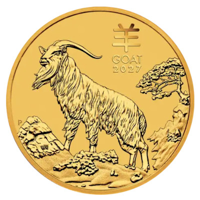 Lunar III Ziege 2027 Gold 1 oz