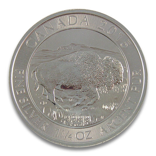 Maple Leaf Wildlife 2015 Bison Silber 1,25 oz