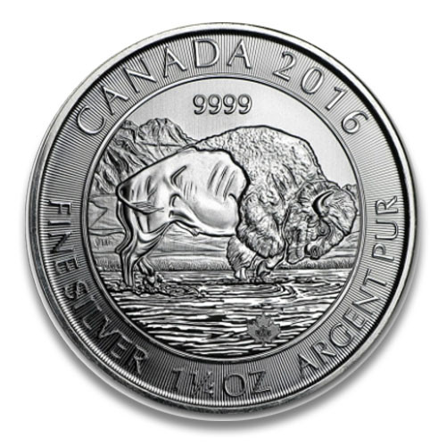 Maple Leaf Wildlife 2016 Bison Silber 1,25 oz