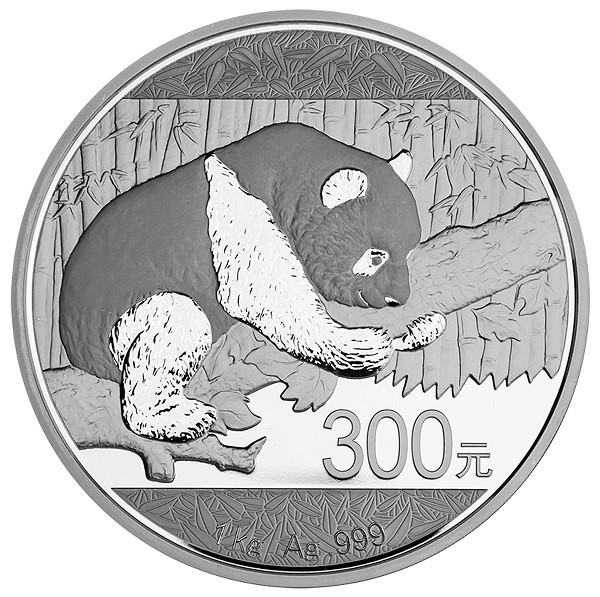 China Panda Silber 1 kg 2016 PP