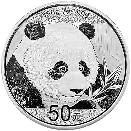 China Panda Silber 150 g 2018 PP