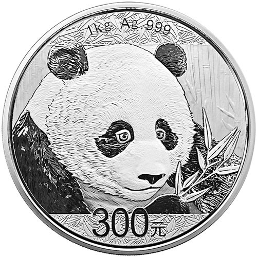 China Panda Silber 1 kg 2018 PP