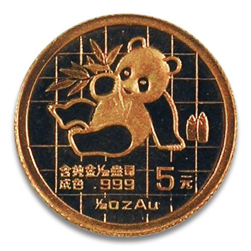 China Panda Gold 1/20 Unze 1989