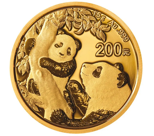 China Panda Gold 15 g 2021