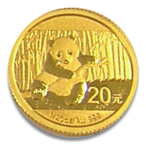 China Panda Gold 1/20 Unze 2014