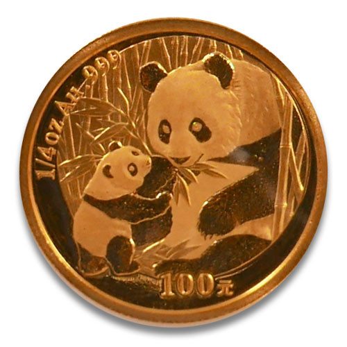 China Panda Gold 1/4 Unze 2005