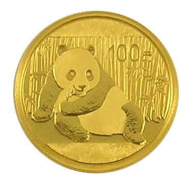 China Panda Gold 1/4 Unze 2015
