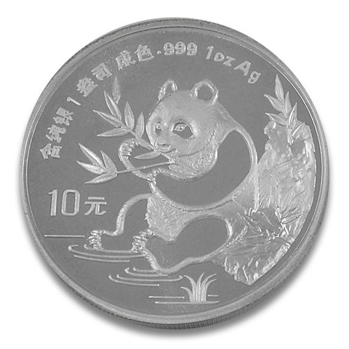 China Panda Silber 1 oz 1991