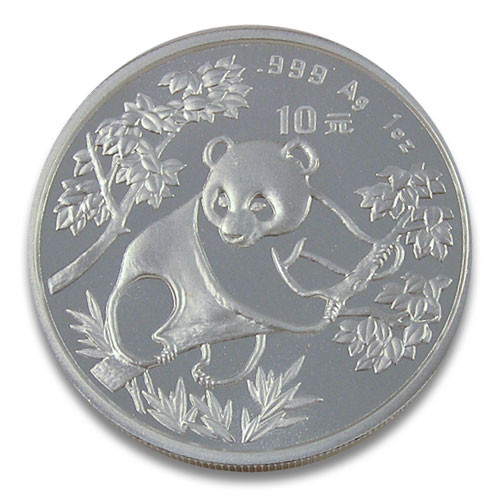 China Panda Silber 1 oz 1992