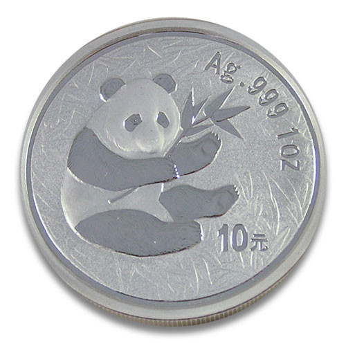 China Panda Silber 1 oz 2000