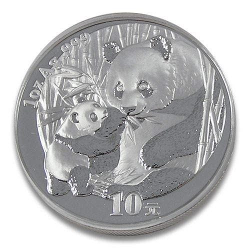 China Panda Silber 1 oz 2005